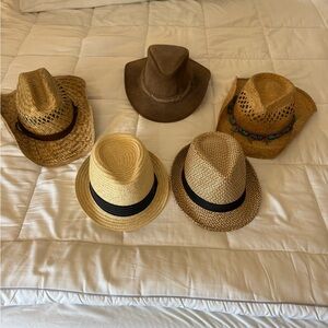 Hats Hats Hats- All 5 for one price.